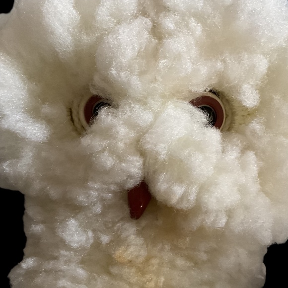 Vintage Fuzzy Macrame Owl - Picture 8 of 11